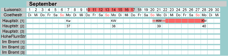 Belegungsplan September 2026